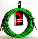 Instrumentkabel Braided 3 m. Neon Green